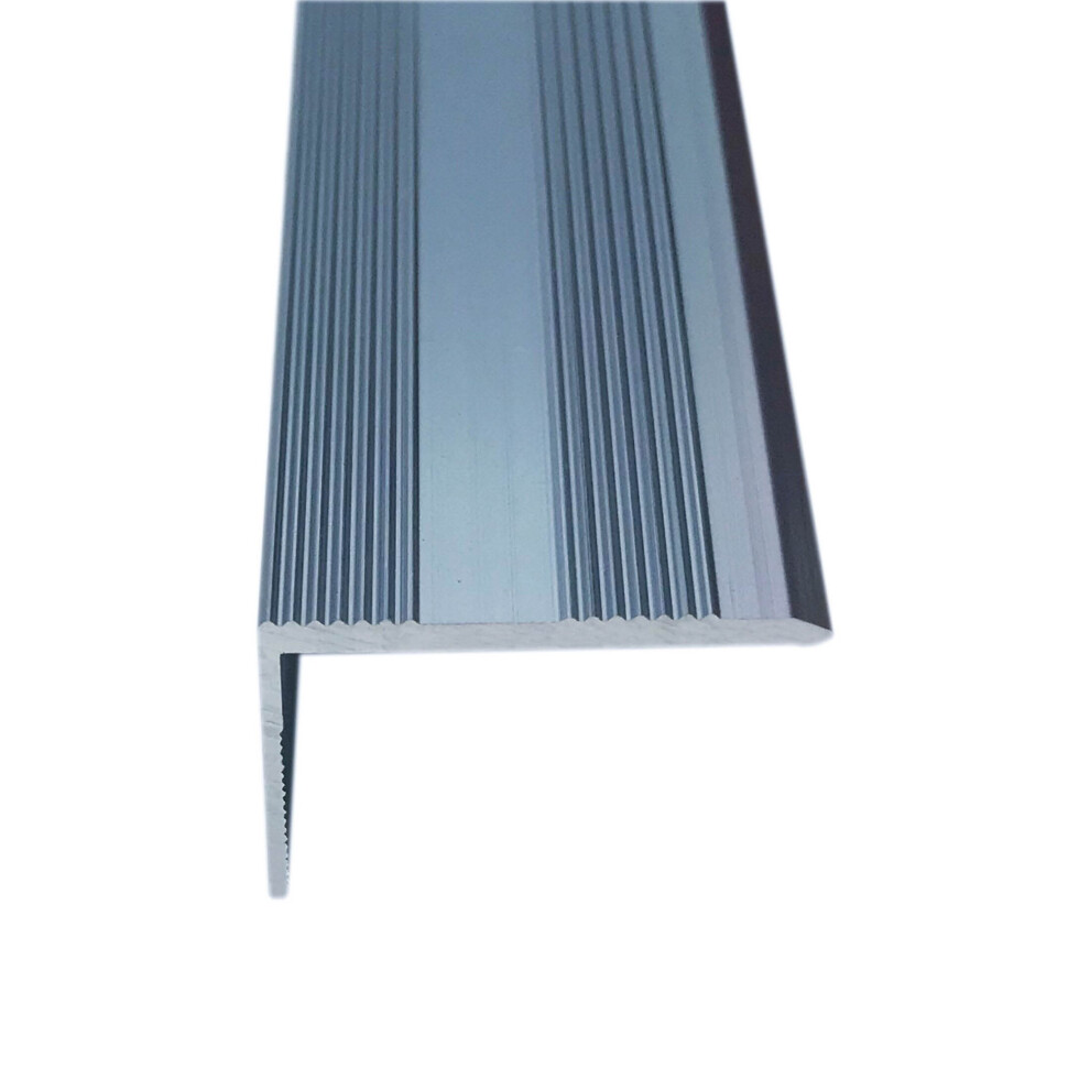 (3ft, Grey) Stair Nosing 15mm Threshold Trim/Edging 3ft or 9ft