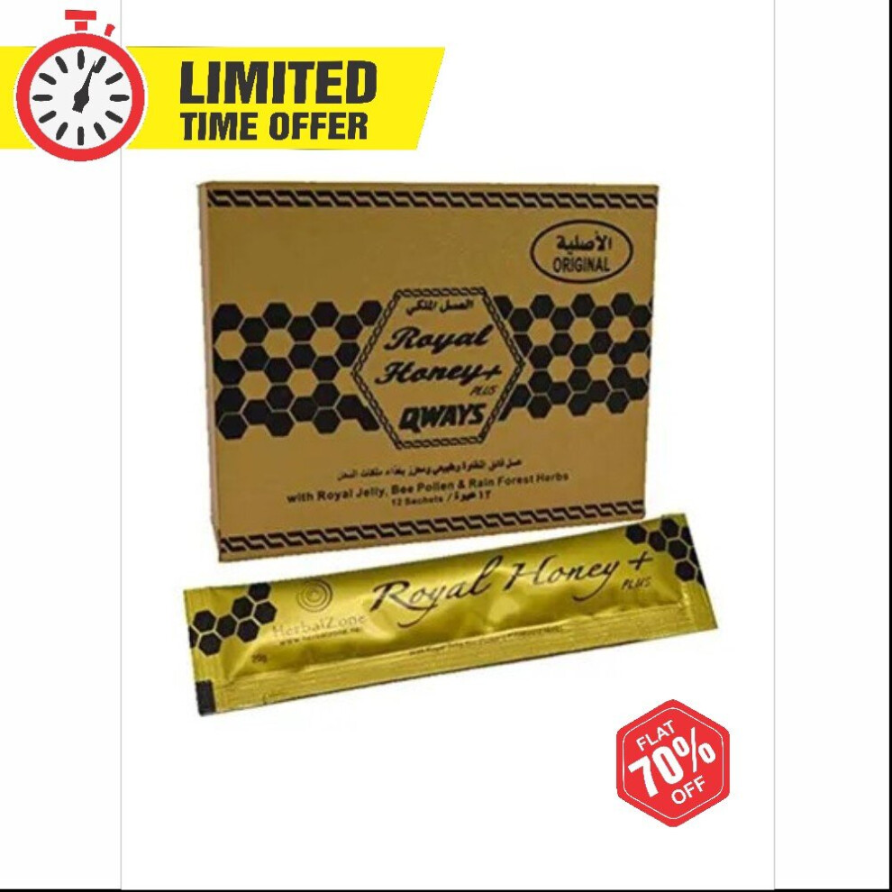 Herbal Royal Honey Gold Plus 12 x 20g Ulitimate Power Source for Men