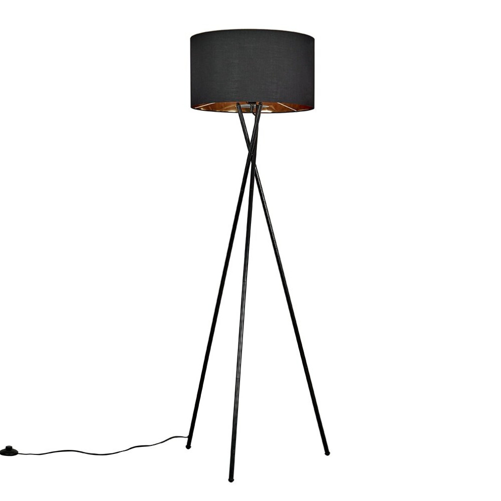 Camden Tripod Black Floor Lamp