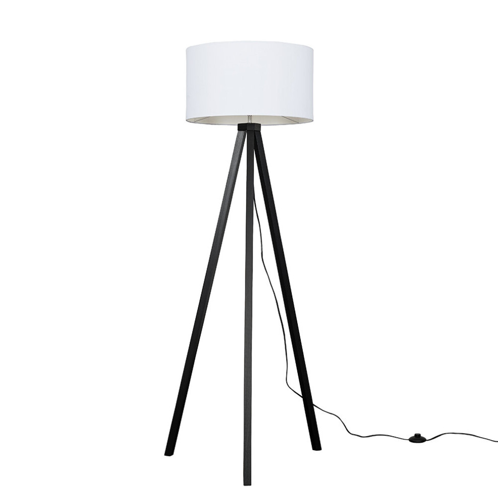 Barbro Tripod Reni Black Floor Lamp