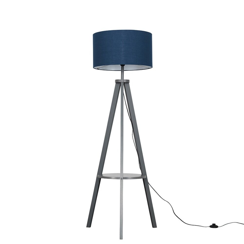Valuelights Grey Morrigan Tripod Floor Lamp