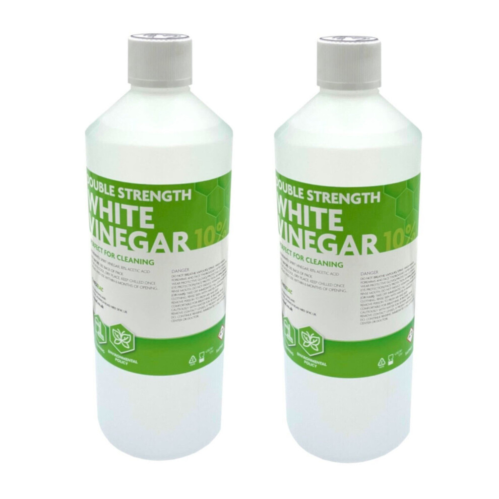 Hexeal Double Strength White Vinegar | 2L | Grease remover and Surface cleaner