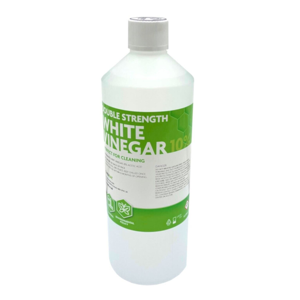 Hexeal Double Strength White Vinegar | 1L | Grease remover and Surface cleaner