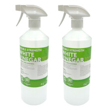 Hexeal Double Strength White Vinegar | 2L Spray | Grease remover and Surface cleaner