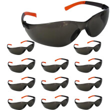 12 Safety Glasses Anti Fog UV Tinted Dark Goggles Eye Protection Sunglasses Bulk