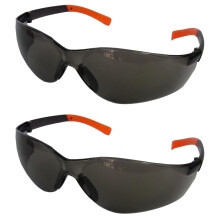 2x Safety Glasses Anti Fog UV Tinted Dark Goggles Eye Protection Sunglasses Bulk