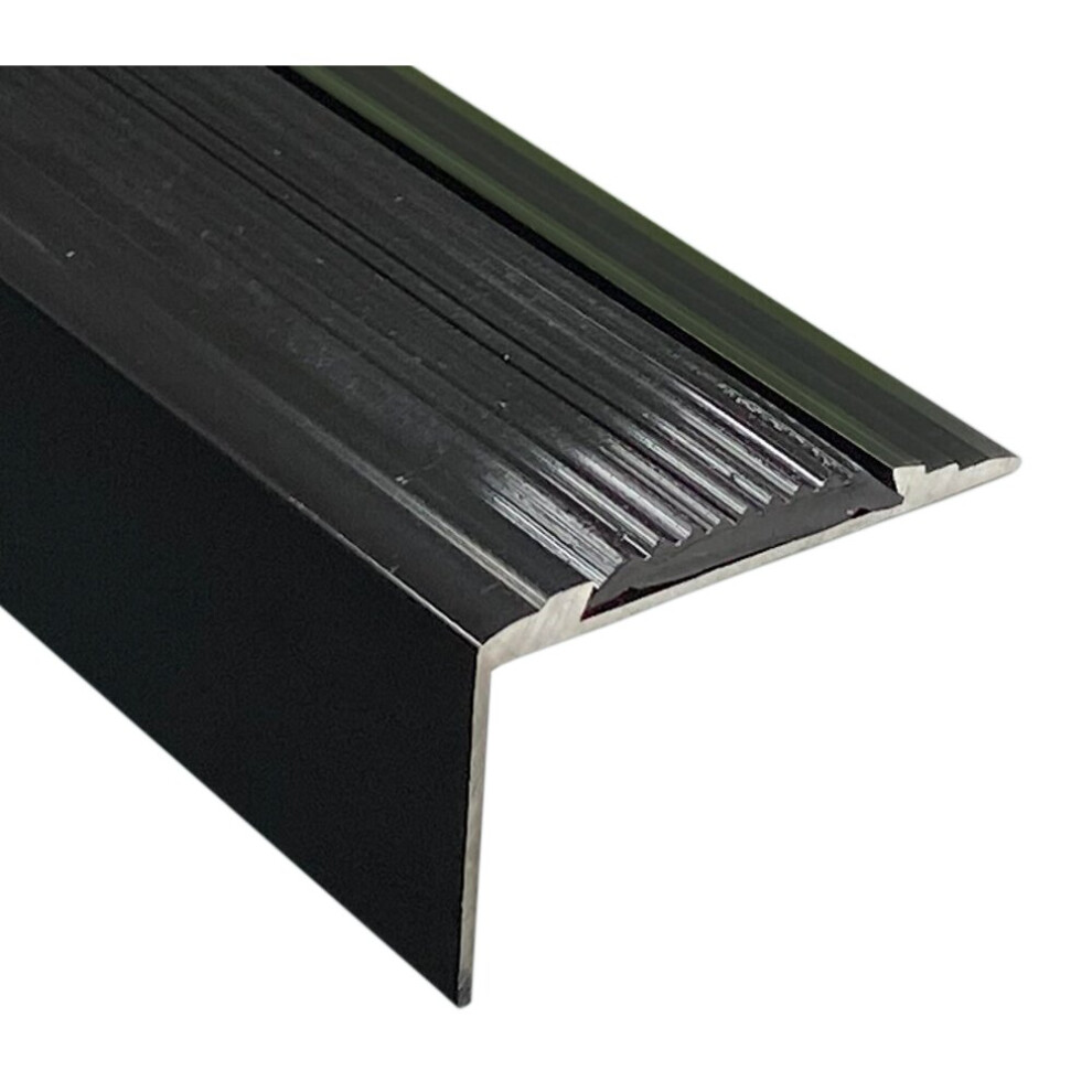 (Black) V1 Stair Nosing Threshold Trim Strip Edging 3ft