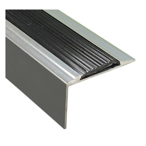 Royale (Silver) V1 Stair Nosing Threshold Trim Strip Edging 3ft