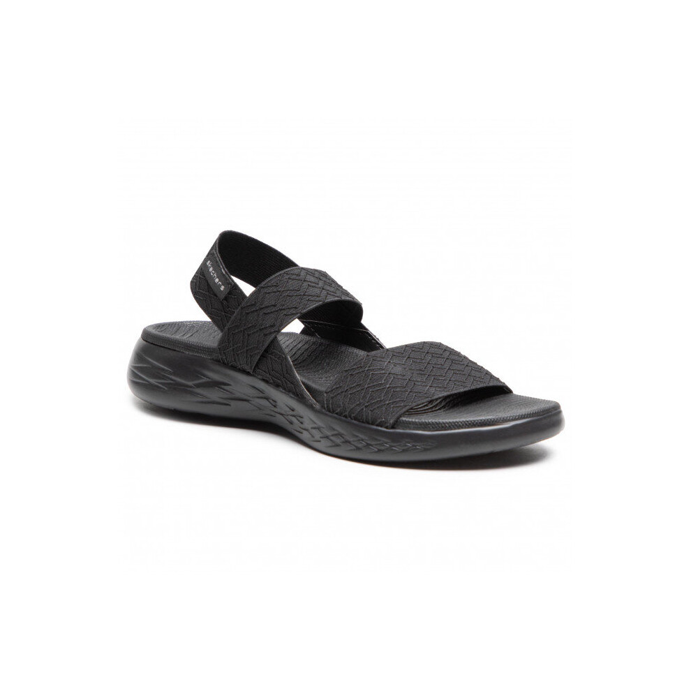 SKECHERS SANDALS Girls Trip 140026 Black UK3