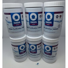Oasis 5000 Water Purification Tablets Pack of 6