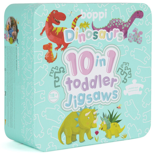 Boppi Puzzle progressivo 10 in 1 di dinosauri BOPPI, 30 pezzi 1