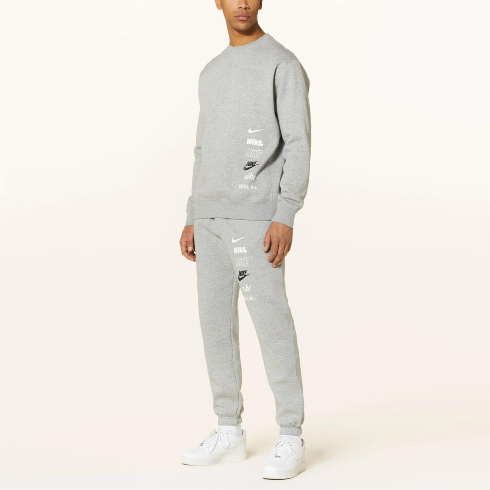 (L) Men's Nike Fleece Club Tracksuit Fleece Stack Logo