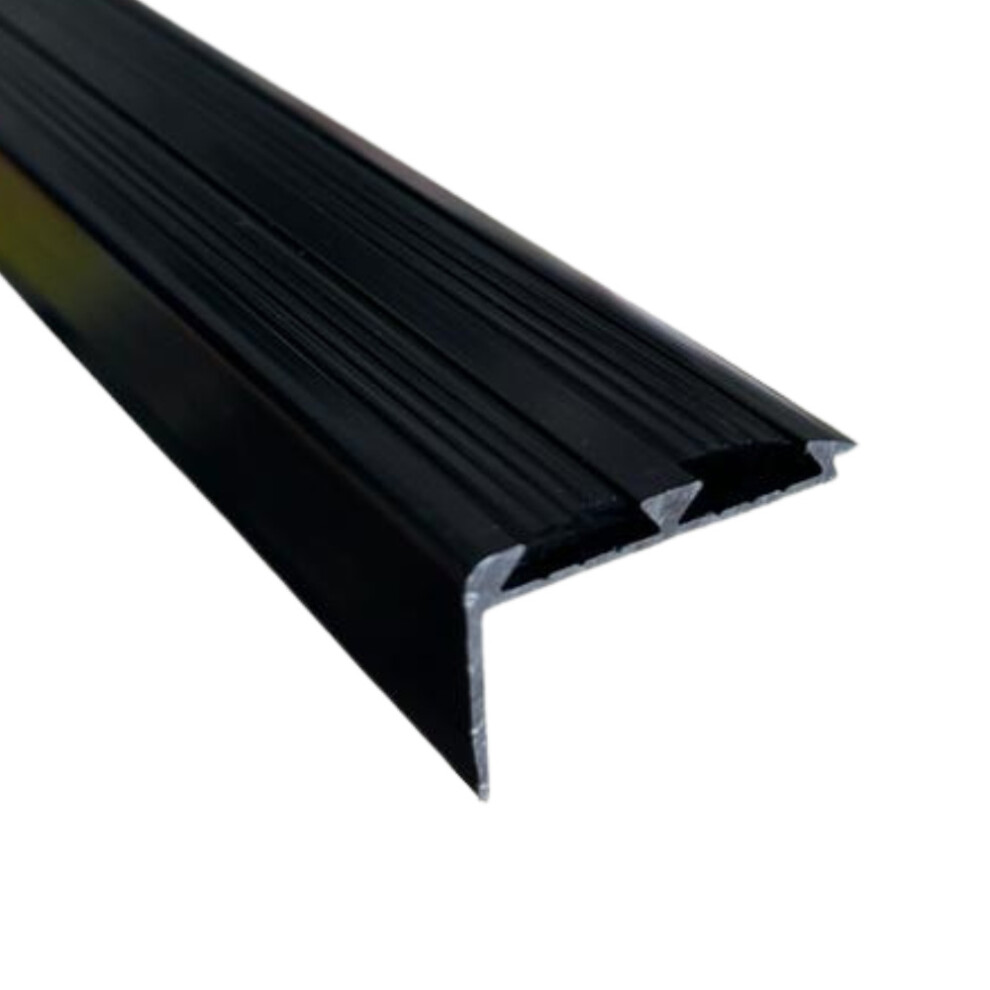 (Black) V2 Stair Nosing Threshold Trim Strip/Edging 3ft