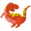 Boppi Puzzle progressivo 10 in 1 di dinosauri BOPPI, 30 pezzi 11