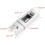 Sliding Shower Head Holder for Rail-18 x 30mm-Rectangular, Square Replaceable Handheld Shower Holder, Chrome ABS Shower Holder for Bathroom 5