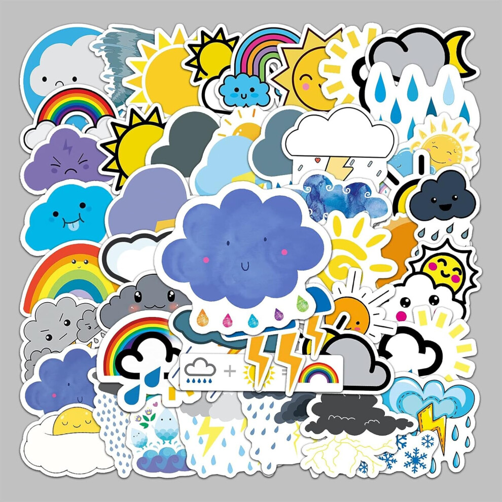 Mascot Waterproof Vinyl Stickers A Pack Of 50 Graffiti Stickers Is Suitable For Notebooks, Suitcases, Mobile Phones, Car Water Bottles And Bicycles.