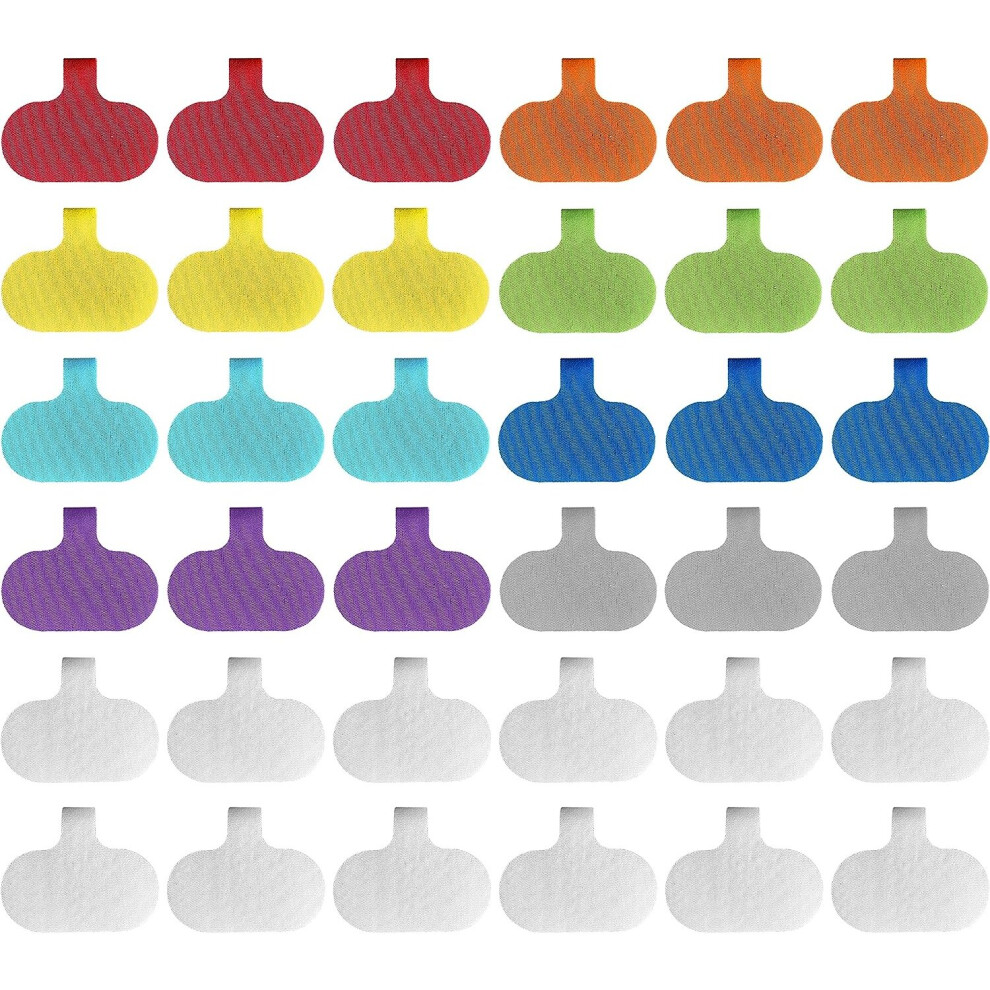 Cable Labels, Regular, Multi-Color (105 Pack) - Write On Cord Labels, Wire Labels, Cable Tags And Wire Tags 7770197706100