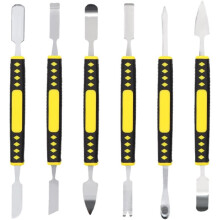 Metal Crowbar 6-Piece Set Metal Crowbar Set Repair Tools Mini Multi Home Appliance Disassemble Tool Double-Ended Metal Crowbar Set Suitable