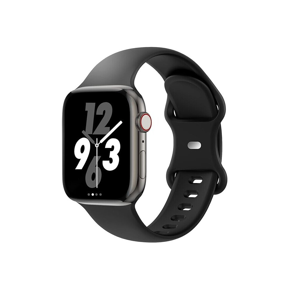 Photos - Watch Strap TIANFU Bands Compatible with Apple Watch 38mm 40mm 41mm , Replacement Soft Silicone Sport Accessory Strap Wristbands for Women MenB 