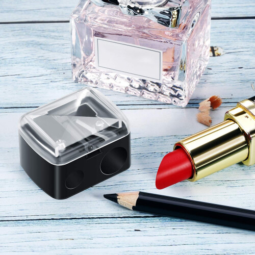 Cosmetic Pencil Sharpener Dual Sharpener Eye Makeup Pencil Sharpener (5 Pack) 2