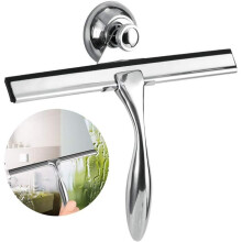 Shower Squeegee,Updated Window Squeegee Stainless Steel Household Squeegee for Bathroom Mirror Windows Car,Multifunctional Cleaning with Hanging Hook