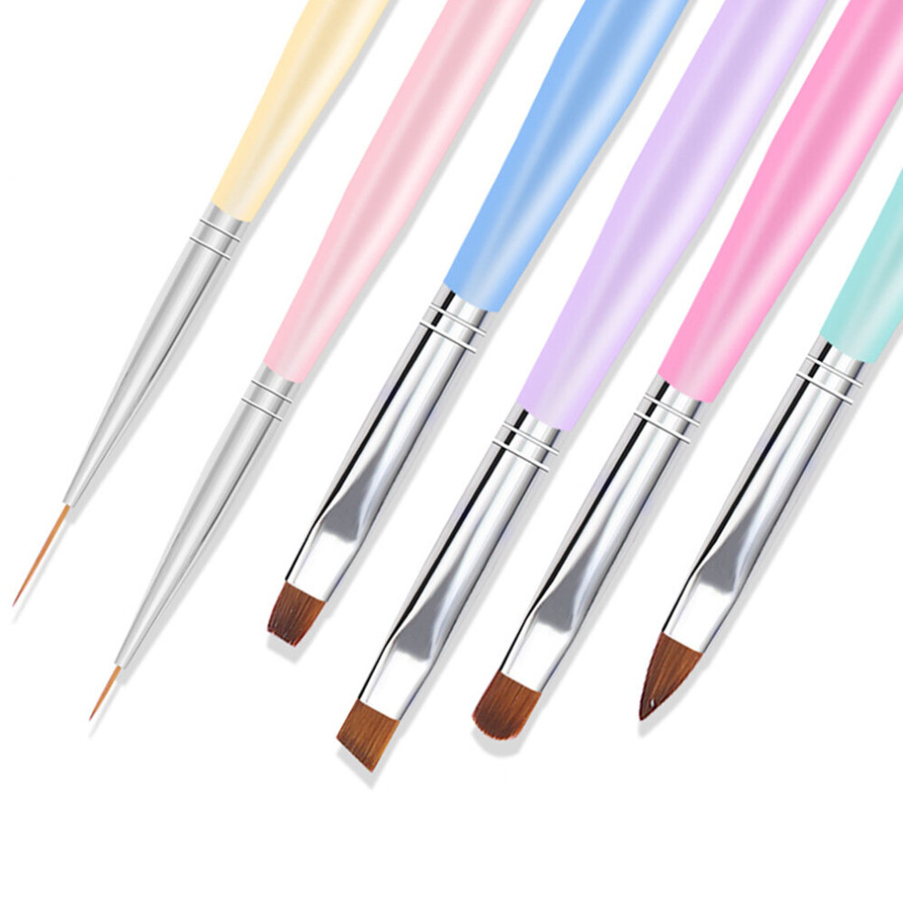 Nail Art Brushes Acrylic Nail Brush Design Pen Set for Gel Nail Polish Painting, Nail Extension Gel Builder Gel Brush-image-OPC-PCFCQ6K-NEW