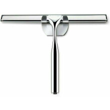 25cm Stainless Steel Shower Squeegee with Silicone Lip for Bathroom Mirrors Windows Tiles Glass