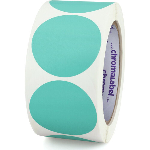Label 1 Inch Round Permanent Color-Code Dot Stickers, 500 Per Roll 1