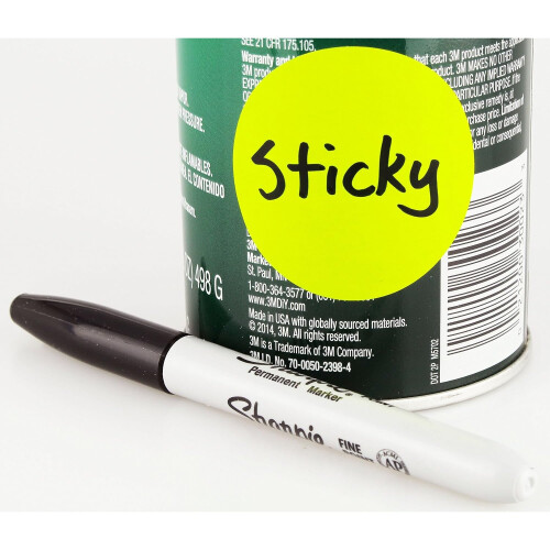 Label 1 Inch Round Permanent Color-Code Dot Stickers, 500 Per Roll 1