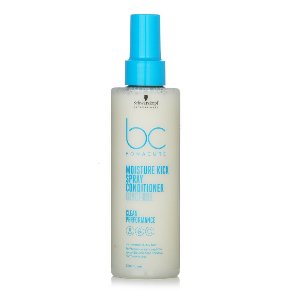 Schwarzkopf - BC Moisture Kick Spray Conditioner Glycerol (For Normal To DryHair) 726879 200ml/6.76oz