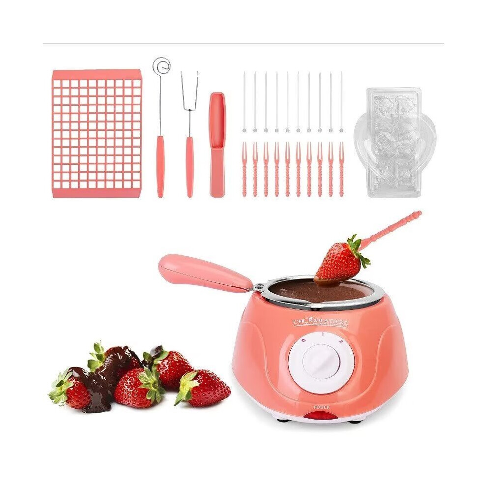 Chocolate Melting Pot, Chocolate Fondue Set Hot Chocolate Machine