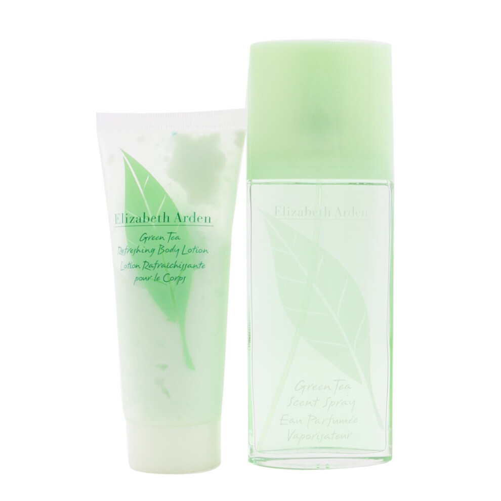 Elizabeth Arden - Green Tea Coffret: Eau Parfumee Spray 100ml/3.3oz + Refreshing Body Lotion 100ml/3.3oz 12009 2pcs