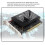 PCIEX16 NVME M2 MKEY SSD RAID Array Expansion Adapter Card Motherboard PCIE Split Card 3