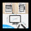 Full-Page 5X Magnifying Glass for Reading, Folding Lighted Magnifier with 48 LED Lights, Rectangular Handhold Magnifier 4