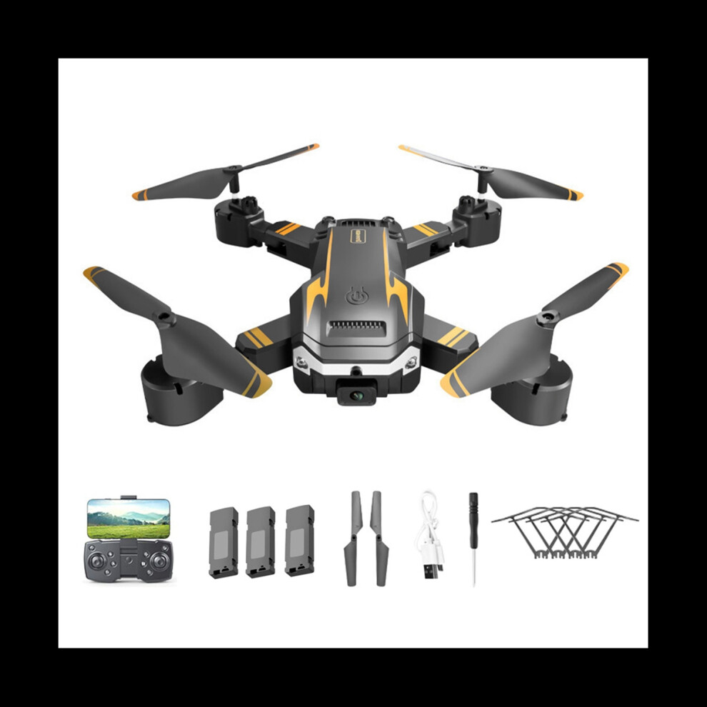 8K Dual Camera Drone Remote Control Airplane Toys with Automatic Obstacle Avoidance Function for Gift 3Pcs Battery 