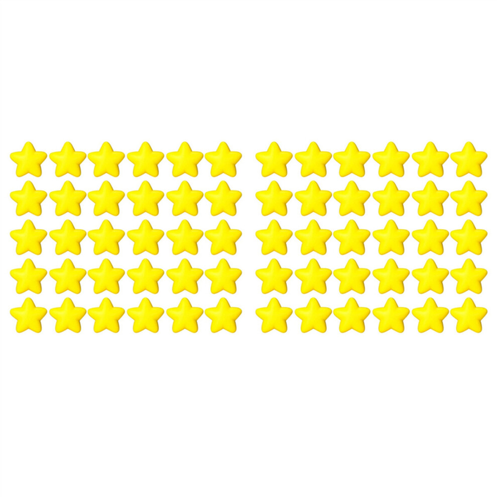 Tlily 60Pcs Star Stress Ball Bulk Stress Relief Balls Mini Foam Stress Ball For School Carnival Reward,Student Prizes