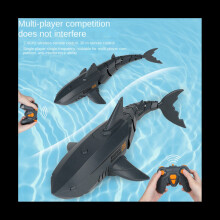 Smart Remote Control Fish Children's Swimming Pool Beach Bath Toys Simulation Remote Control Mechanical Fish Robot Blue