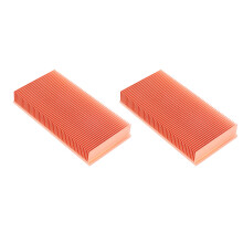 2X Pure Copper Heatsink 100X50X15mm Skiving Fin Heat Sink Radiator for Electronic RAM Chip LED VGA Cooling Cooler