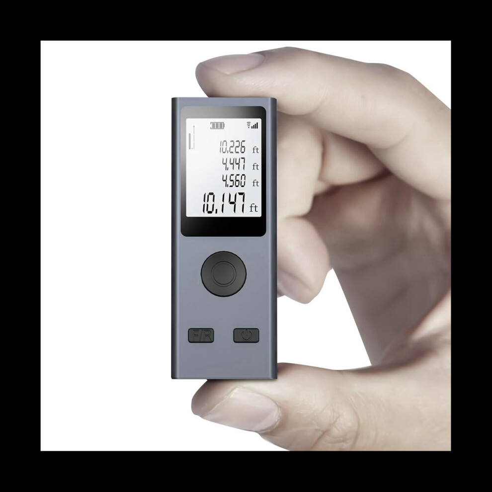 Mini Laser Distance Measurement Tool, 131Ft/40M, Â¡Ã2Mm Accuracy, M/In/Ft Unit Switching, Distance/Area/Volume/Pythagorean 4763299590275