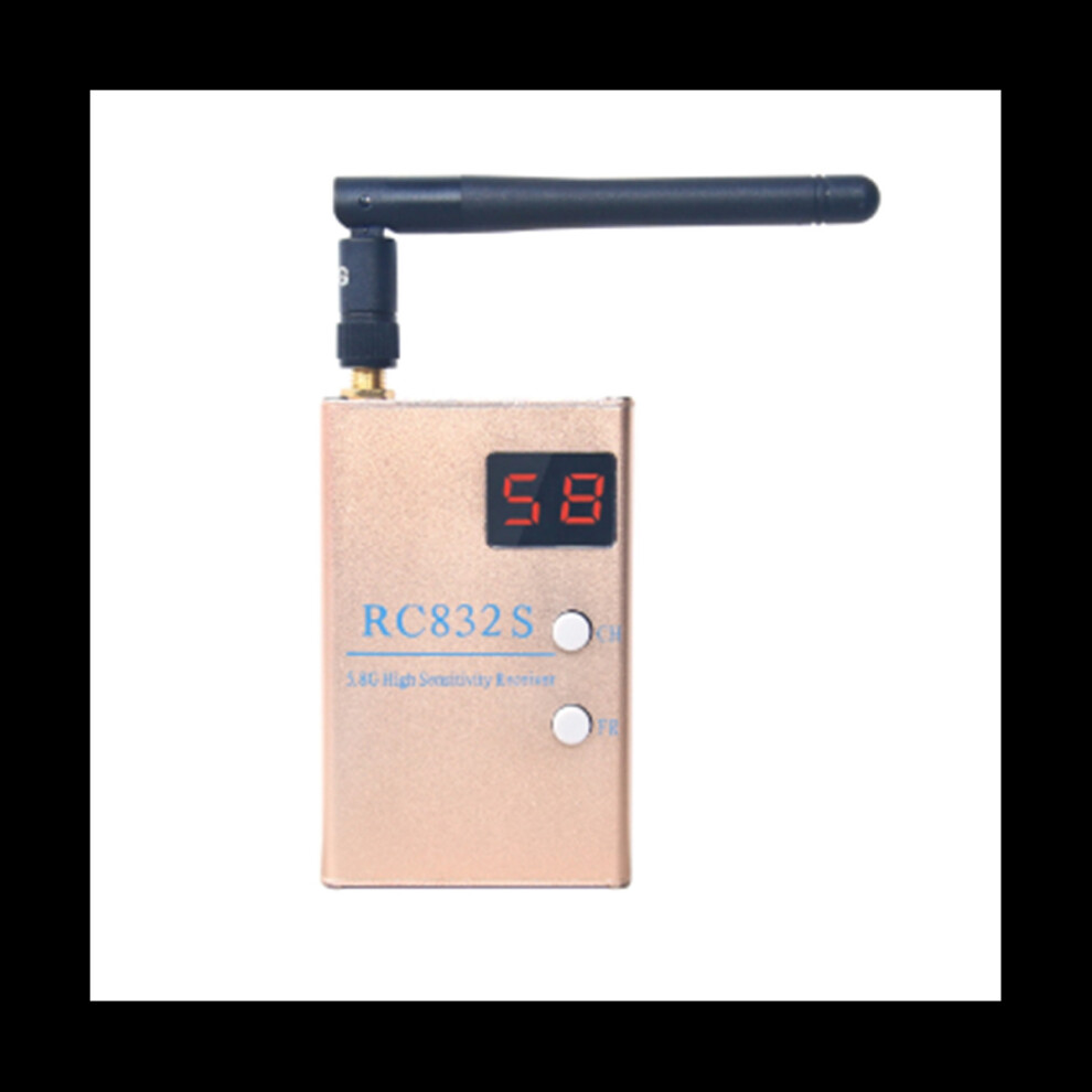 Fpv Rc832 Rc832h Receiver 5.8G 48Ch 600Mw Aerial Photography 5.8Ghz Av Receiver System With A/V And Power Cables 4763299571441