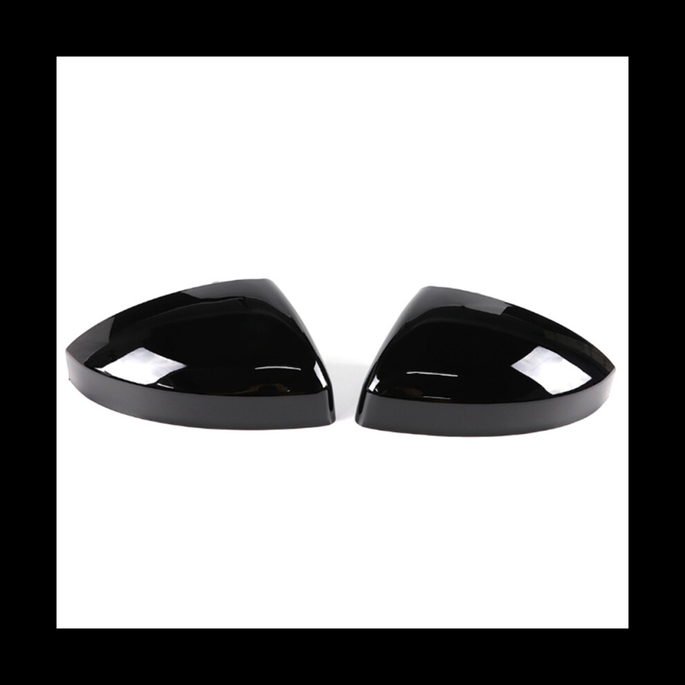 Glossy Car Side Door Rearview Mirror Cover Trim For Tt Tts Ttrs Mk3 R8 4S 2014-2023 Black 4763299580597