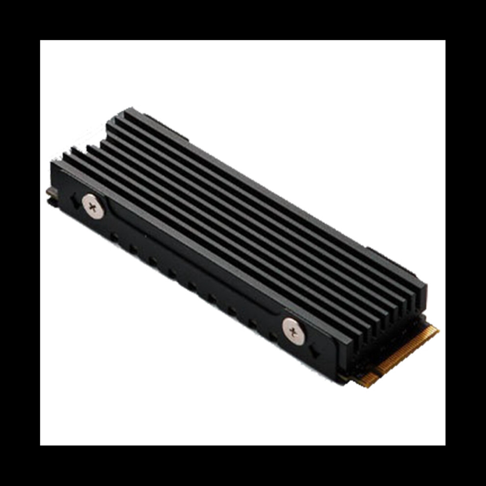 M.2 2280 Nvme Heatsink M.2 Ssd Heatsink Cooling Pad Aluminum Dissipation With Thermal Pad For M2 2280 Ssd Black 4763299589507