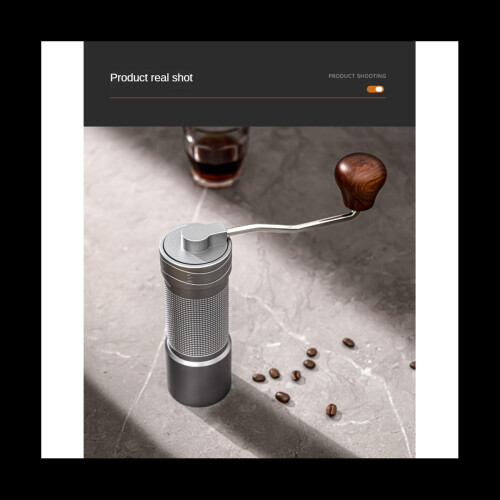 Manual Coffee Grinder Burr Inside Portable Hand Grinder with Double
