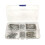 525Pc SPLIT PINS Cotter Fixings Set Assorted Sizes Zinc Plated Steel Hard Case 3
