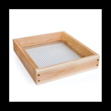 Peneira manual de jardim para adubo, terra e terra para vasos Serrada Ã¡spera sustentÃ¡vel