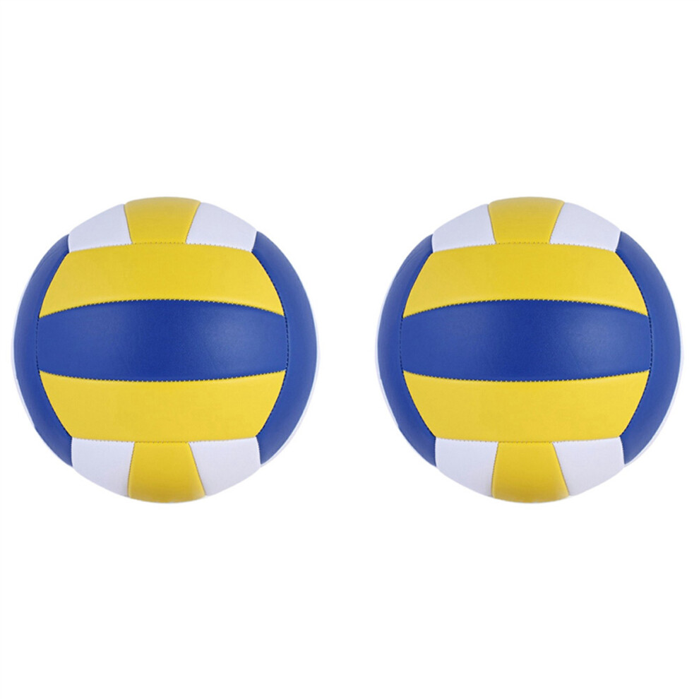 2X Soft Press Volleyball PU Leather Match Training Volleyball Adult Kids Beach Game Play Balls for Indoor Outdoor Sports-image-OPC-PCFD25H-NEW