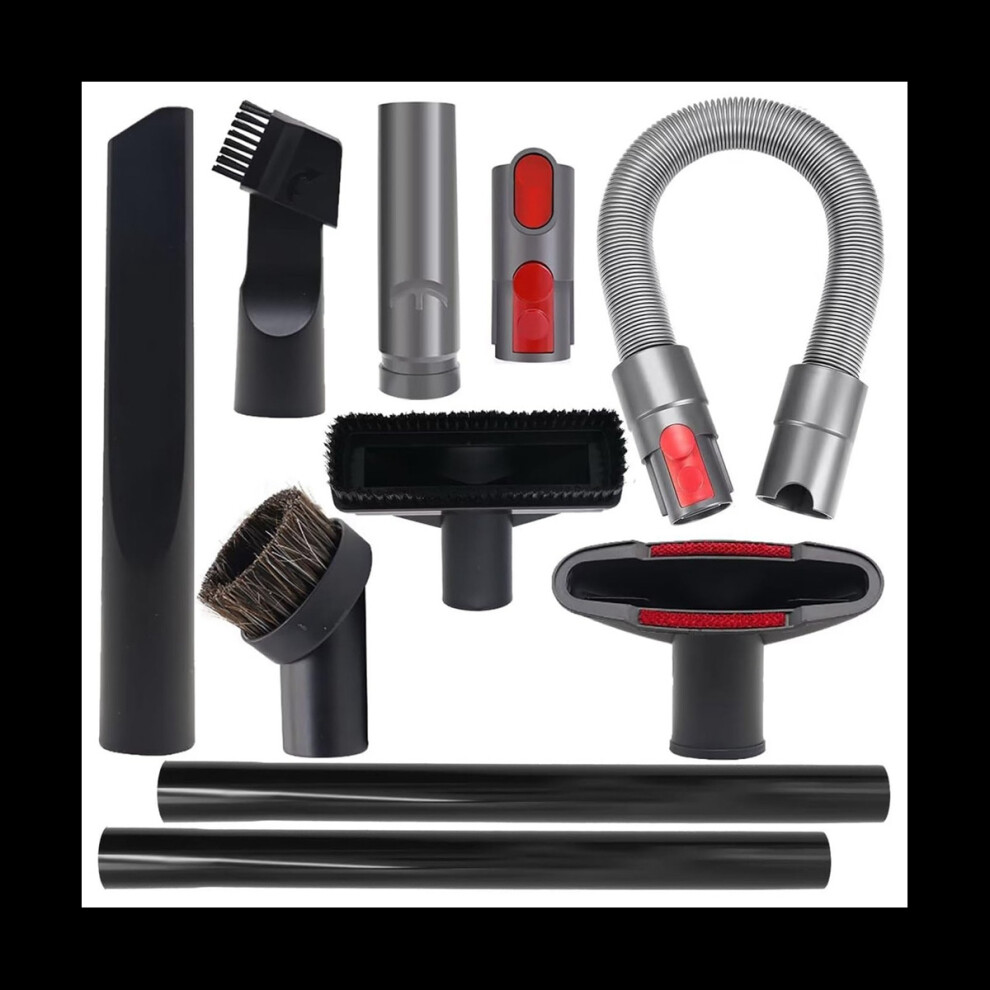 Vacuum Attachments Kit for V15 V12 V11 V10 V7 V8, with Flexible Extension Hose & Vacuum Attachments