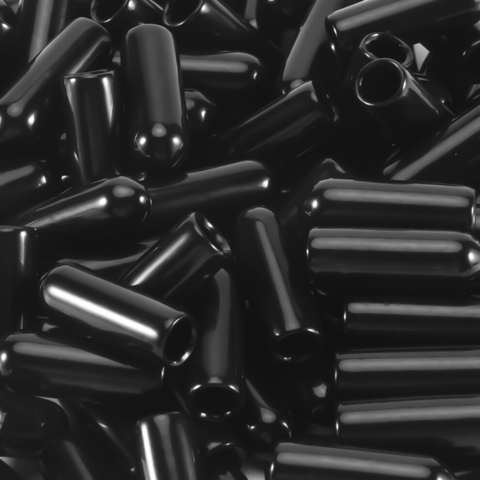 2000Pcs Rubber End Caps 4Mm Id Pvc Round Tube Bolt Cap Cover Screw Thread Protectors Black 4763299596314