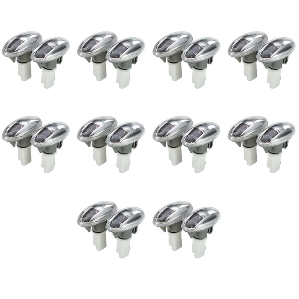 20Pcs Car Partner Side Steering Indicator Repeater For 108 107 407 206 6325G3 For Citreon C1 C2 C3 Light 4763299596420