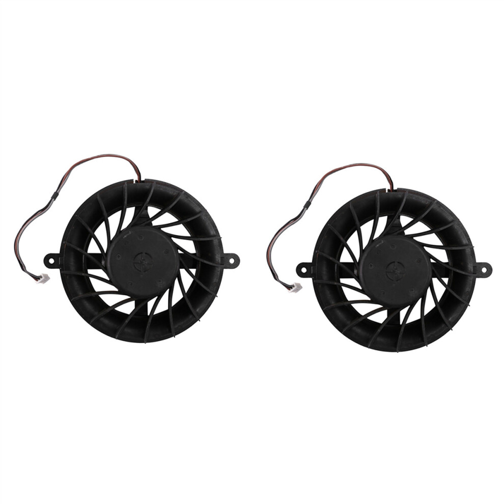 2X Replacement Cooling Fan 17 Blades Replacement Internal Cooling Fan Cooler for 3 Ps3 Slim 